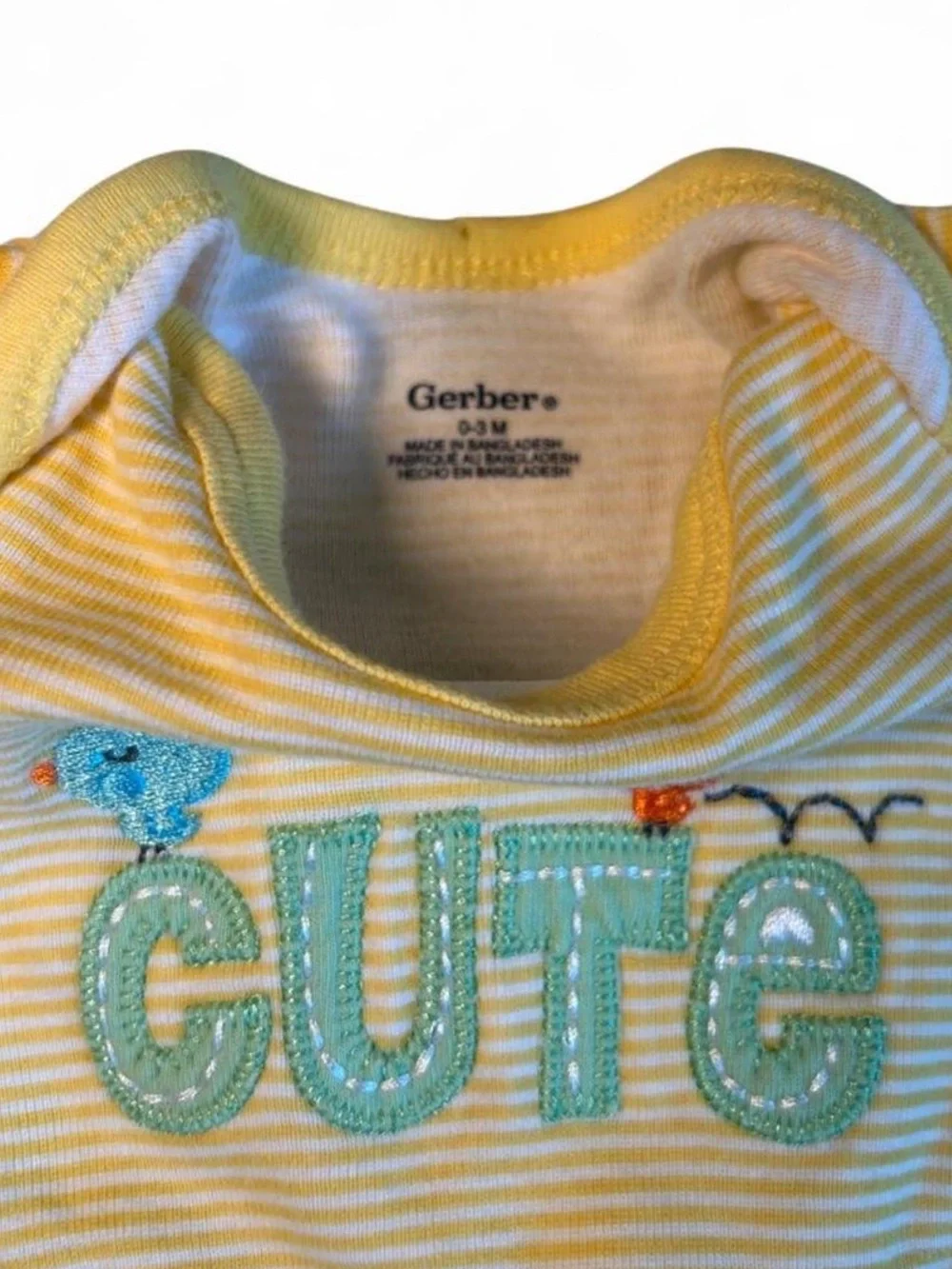 Baby Boy Bundle 7 Bodysuits 0-3 Mos Mixed Brands